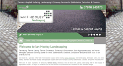 Desktop Screenshot of ianhooley-landscaping.co.uk